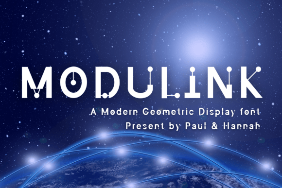 Exploring Modulink: A Geometric Typeface for Futuristic Projects