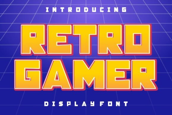 Retro Gamer: A Display Font Inspired by Arcade Nostalgia