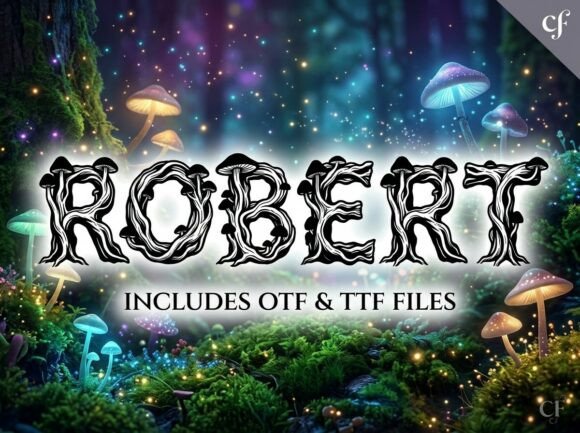 Robert: A Decorative Typeface for Bold Visual Statements
